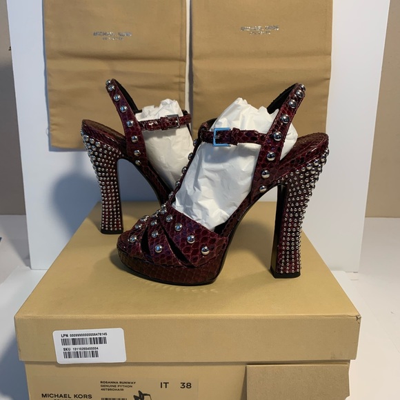 Michael Kors Collection Python Platforms - Picture 8 of 12